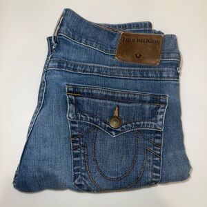 True Religion Rocco Relaxed Skinny 33” Button Fly